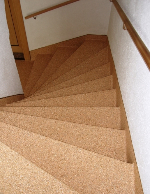 dekorative Beschichtung einer Treppe
